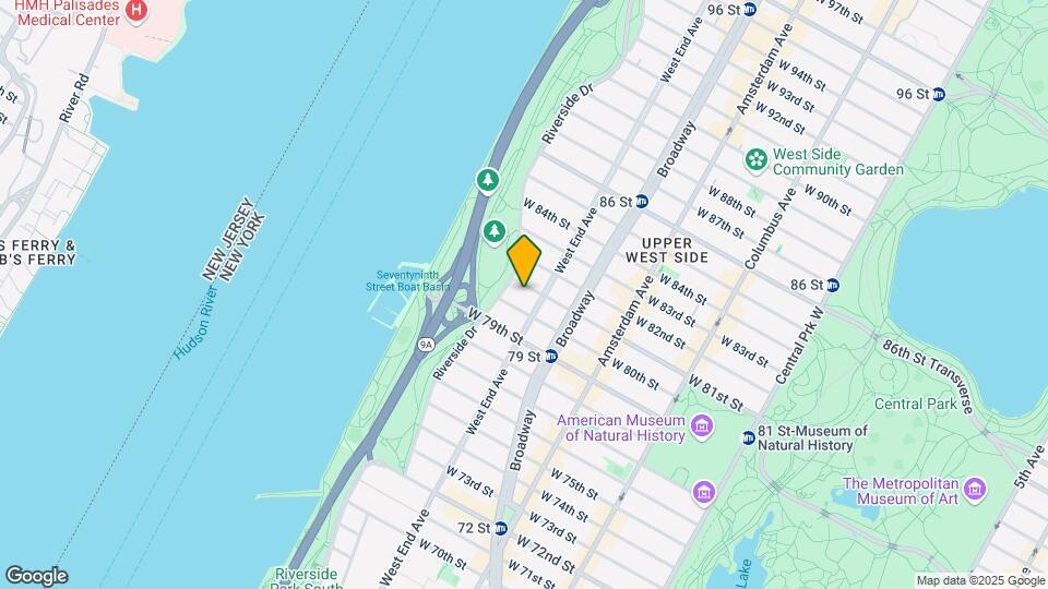 310 West 81st Street Map and Location Details