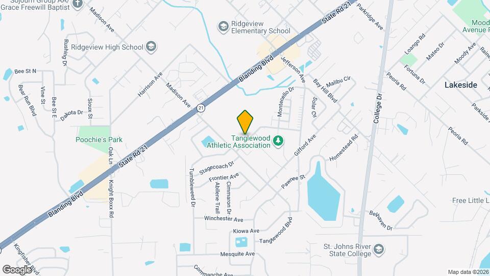 1283 Independence Dr Mapa y Detalles de la Ubicación