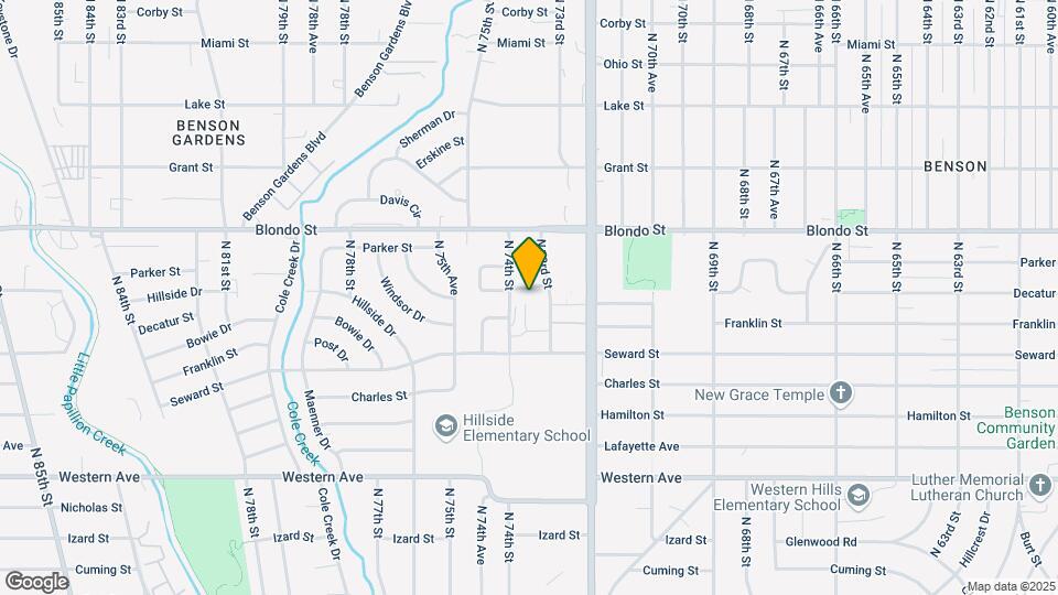 7313 Decatur St Map and Location Details