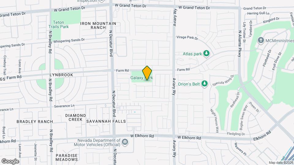 4472 Sapphire Moon Ave Map and Location Details