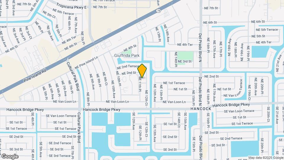 121 NE 11th Pl Map and Location Details