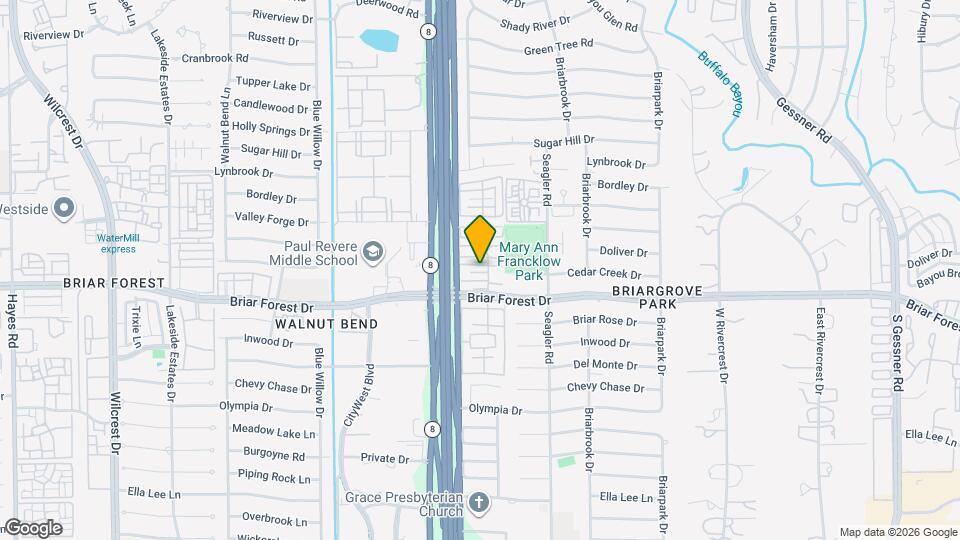 10330 Briar Forest Dr Map and Location Details