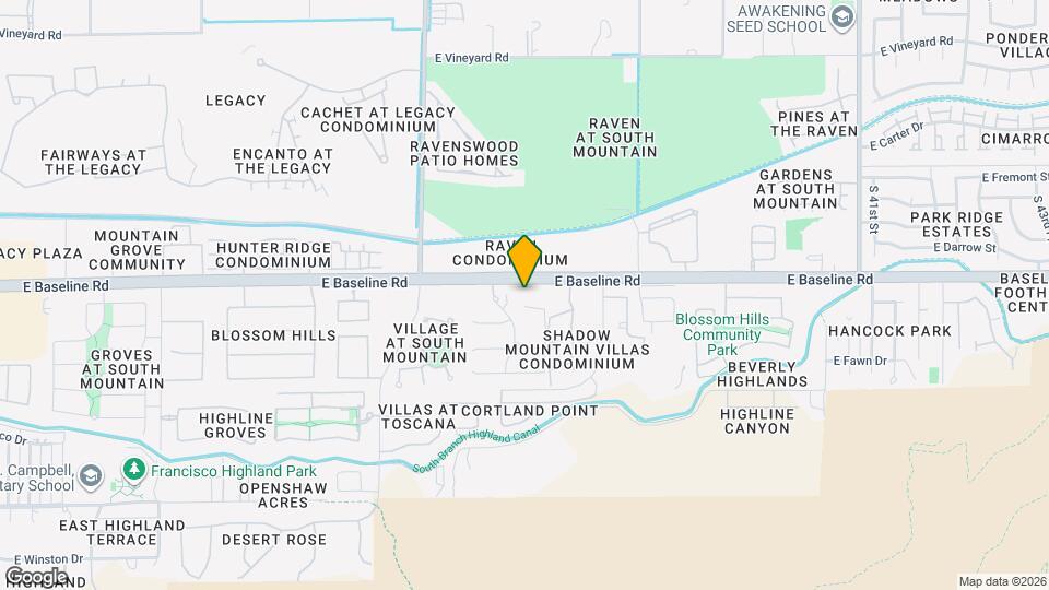 3414 E Valencia Dr Map and Location Details