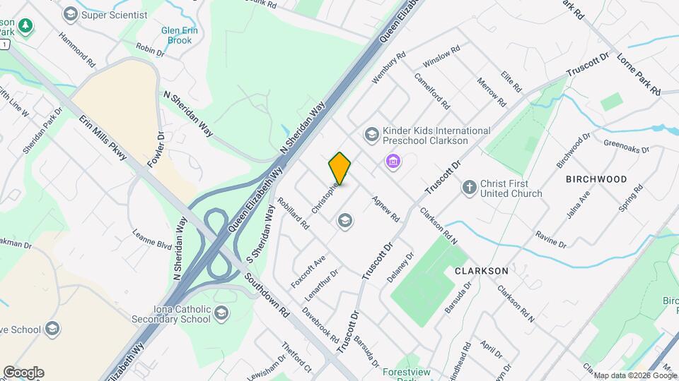 1830 Christopher Rd Map and Location Details