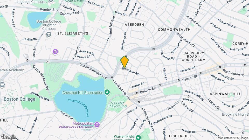 104 Strathmore Rd, Unit 4 Map and Location Details