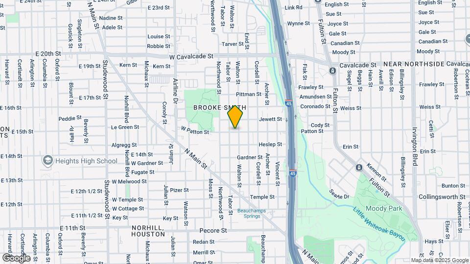 1016 Patton St Mapa y Detalles de la Ubicación