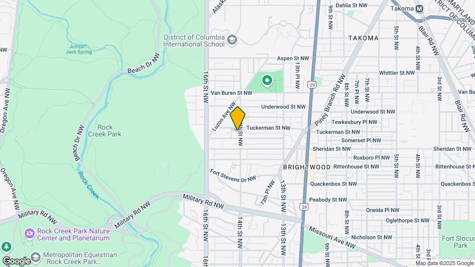 6320 14th St NW Map and Location Details