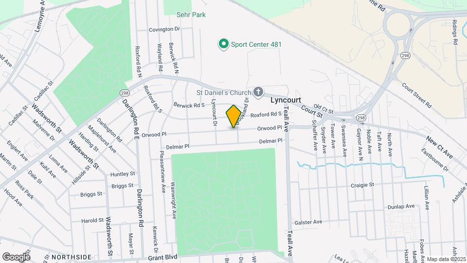 532 Orwood Pl Map and Location Details