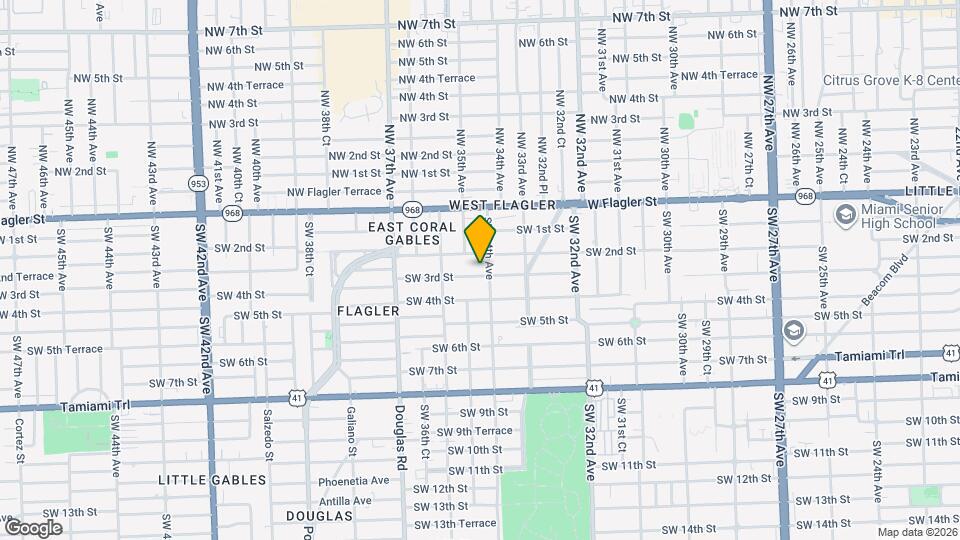 3423 SW 3rd St Map and Location Details