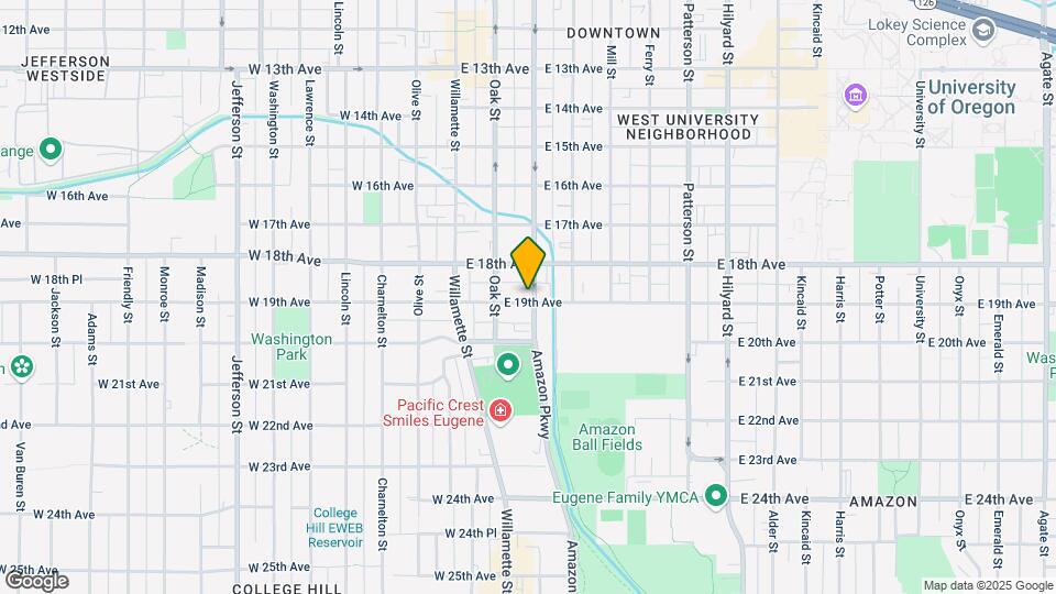 191 E 19th Ave Mapa y Detalles de la Ubicación