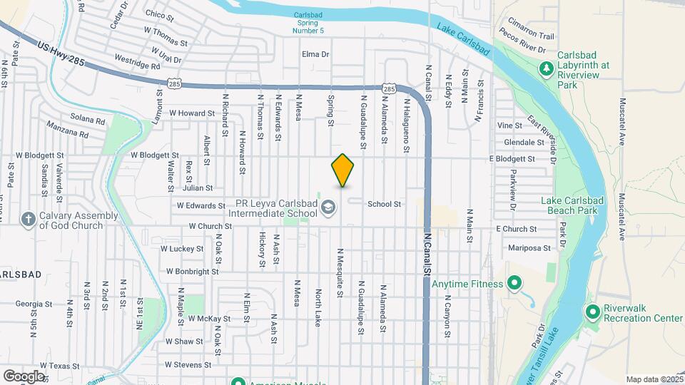 904 N Mesquite St Map and Location Details