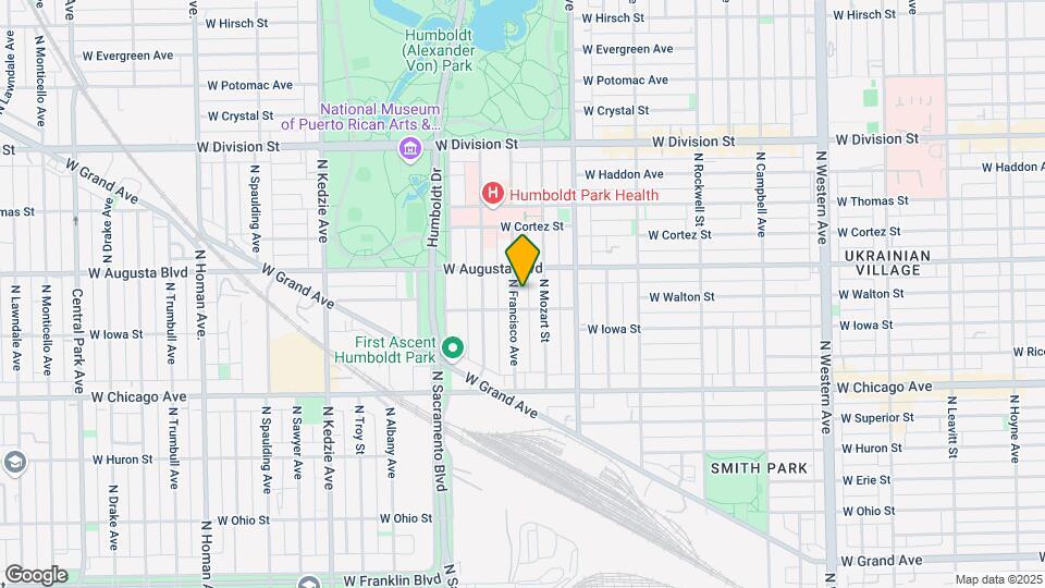 911-913 N Francisco Ave Mapa y Detalles de la Ubicación