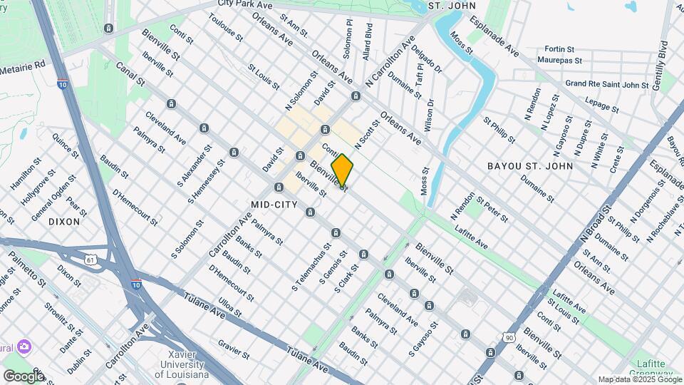 3806 Bienville St Map and Location Details