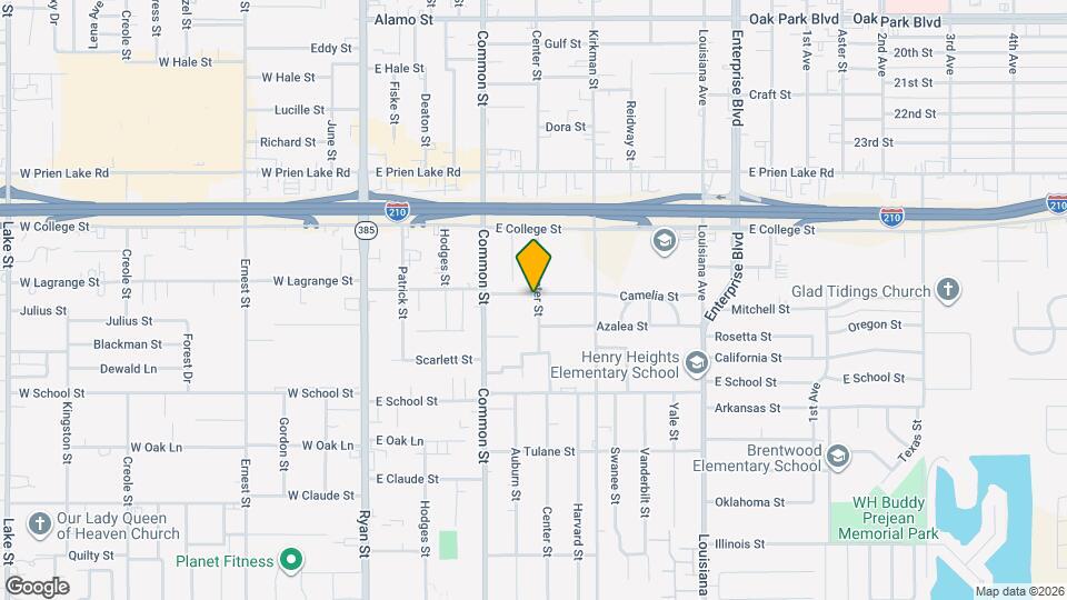 3502 Center St Map and Location Details