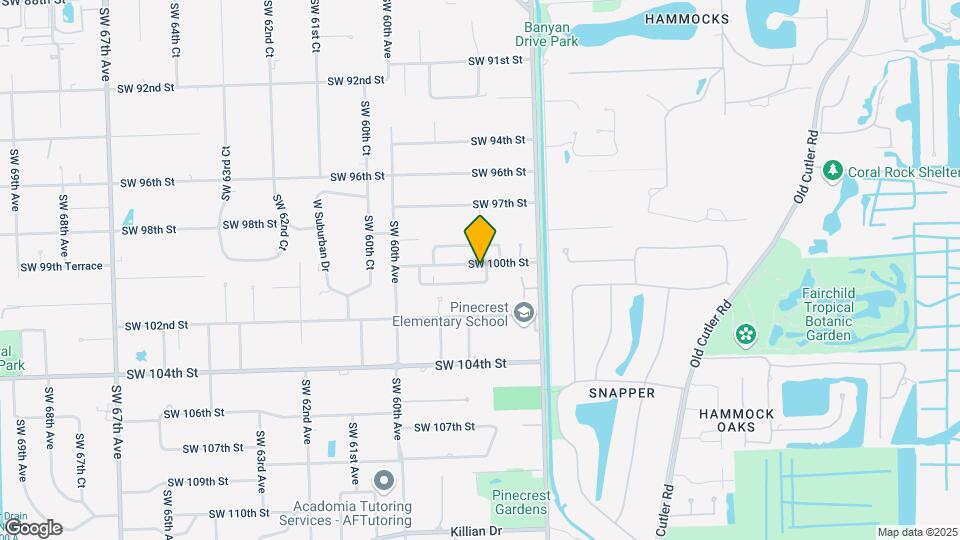 5800 SW 100th St Map and Location Details