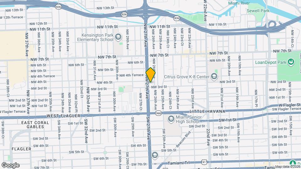 315 NW 27th Ave Mapa y Detalles de la Ubicación