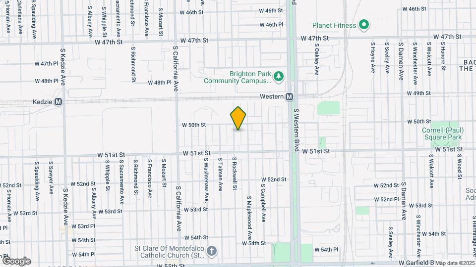 5015 S Rockwell St Mapa y Detalles de la Ubicación