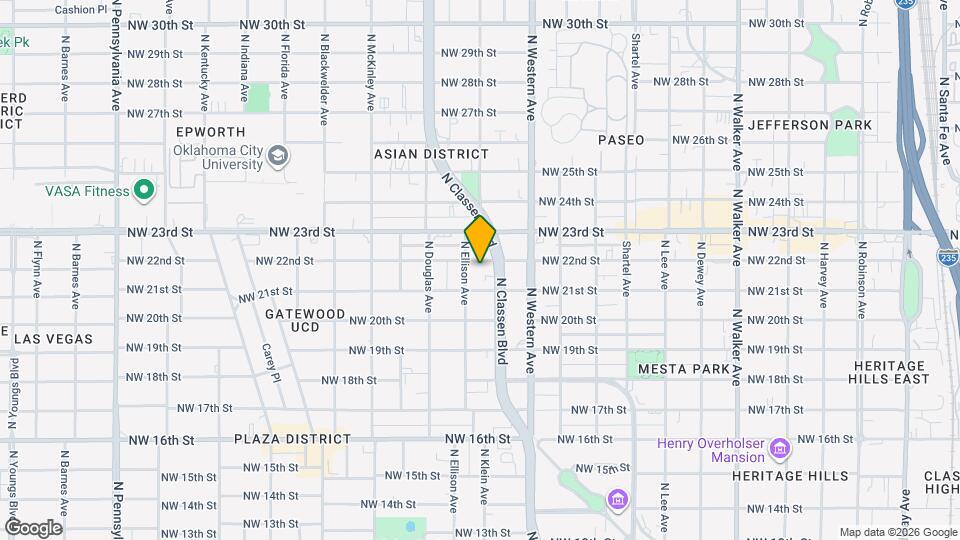 1212 NW 22nd St Map and Location Details