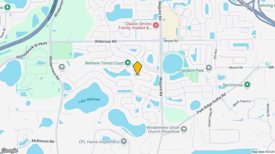 1361 Whitney Isles Dr Map and Location Details