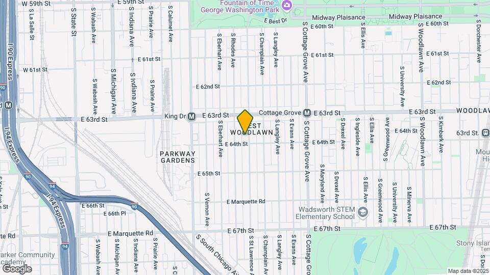 6346 S Saint Lawrence Ave Map and Location Details