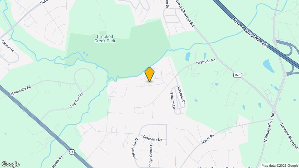 1120 Landen Chase Drive Mapa y Detalles de la Ubicación