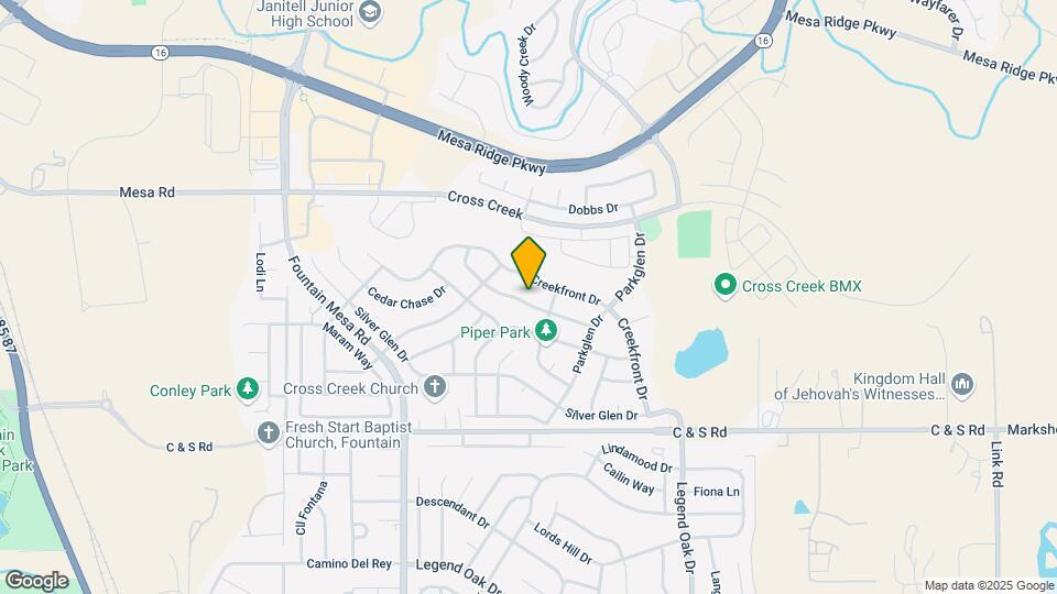 8319 Meadowcrest Dr Map and Location Details