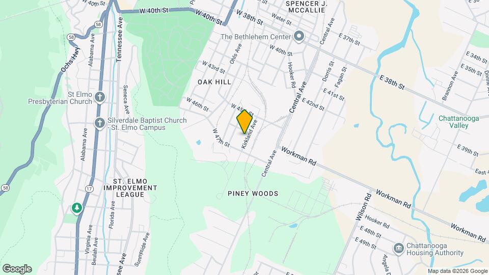 4607 Kirkland Ave Map and Location Details