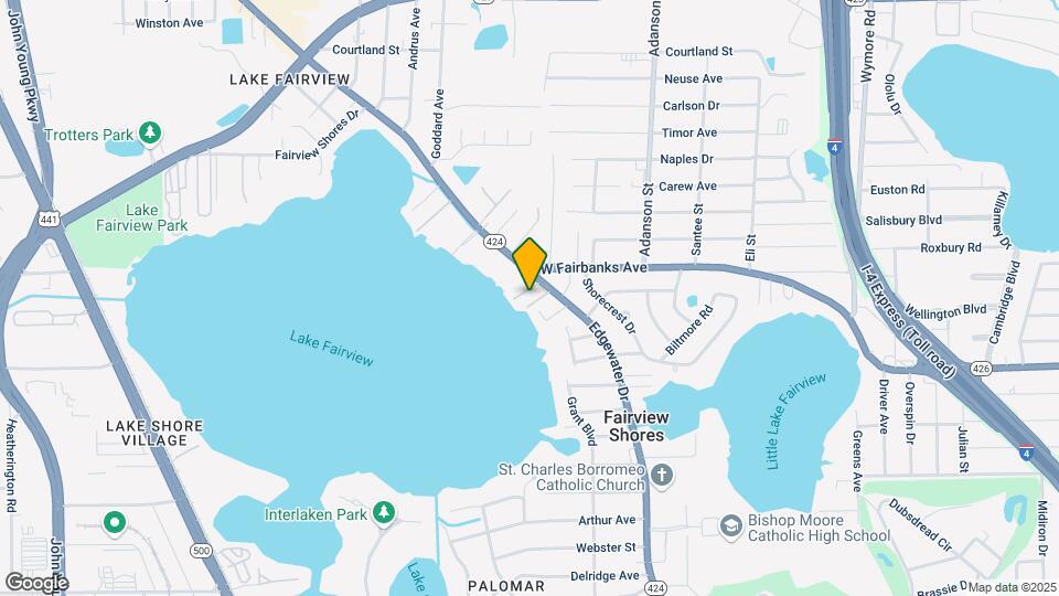 Lake Fairview Condominiums Map and Location Details
