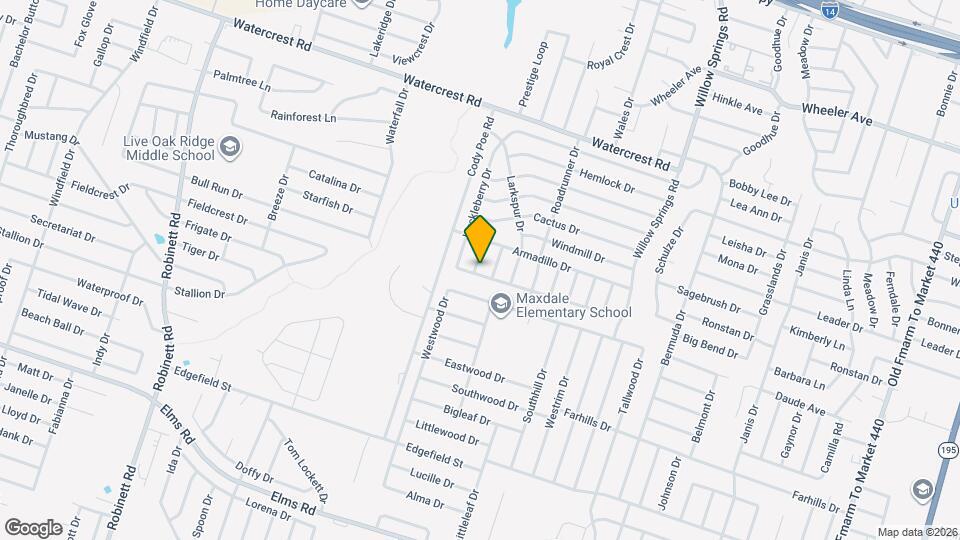 2712 Chameleon Dr Map and Location Details