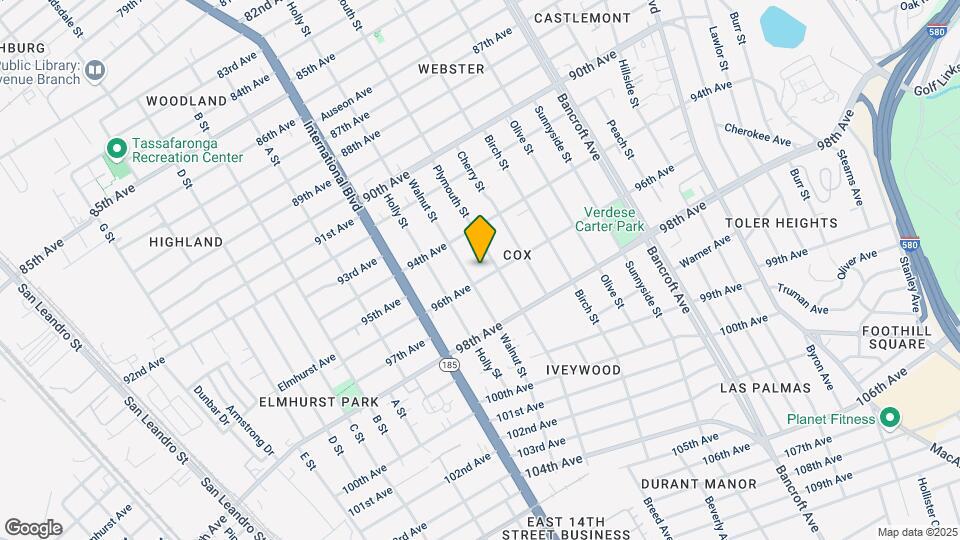 1629 96th Ave Mapa y Detalles de la Ubicación
