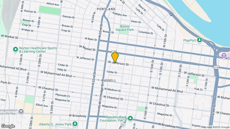 1932 W Jefferson St Map and Location Details