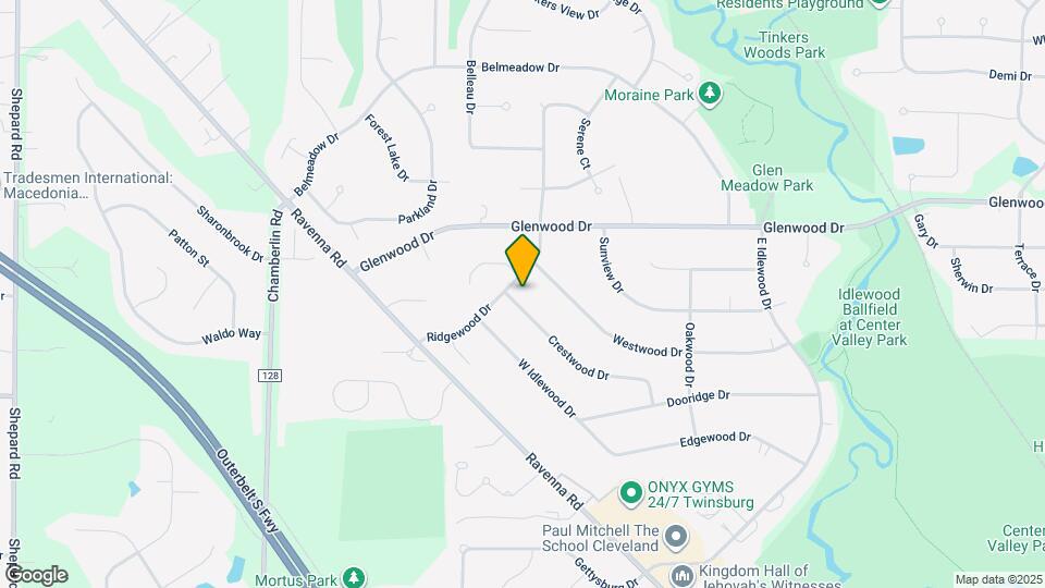 9965 Crestwood Dr Map and Location Details