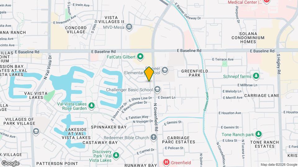 2325 E Lakecrest Dr Map and Location Details