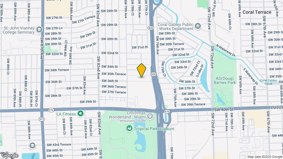 7785 SW 36th St Map and Location Details