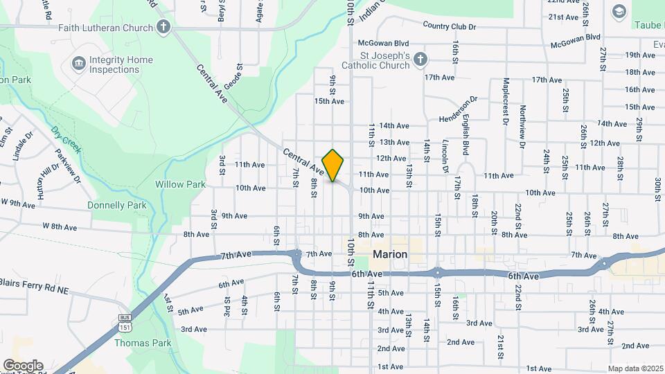1080 9th St Map and Location Details
