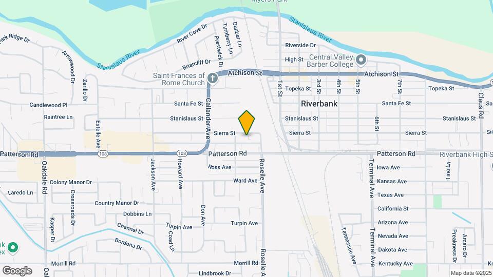 2942 Sierra St Map and Location Details