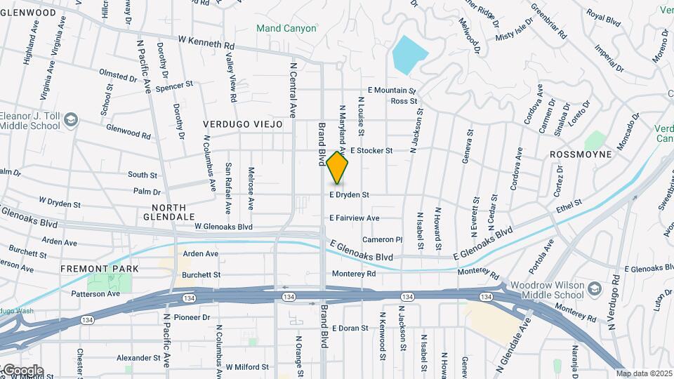1101 N Maryland Ave Mapa y Detalles de la Ubicación