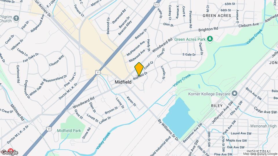 1421 Rayfield Dr Map and Location Details