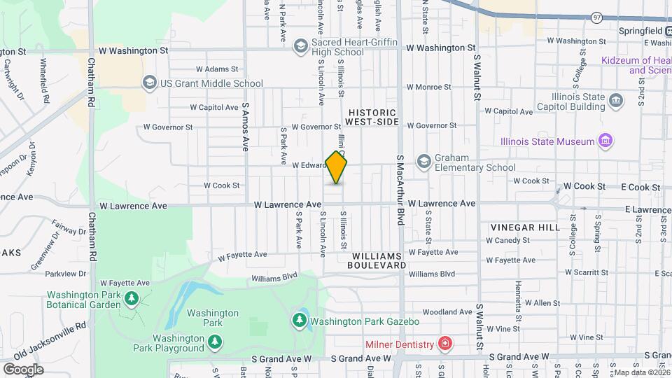 1134 W Cook St Map and Location Details