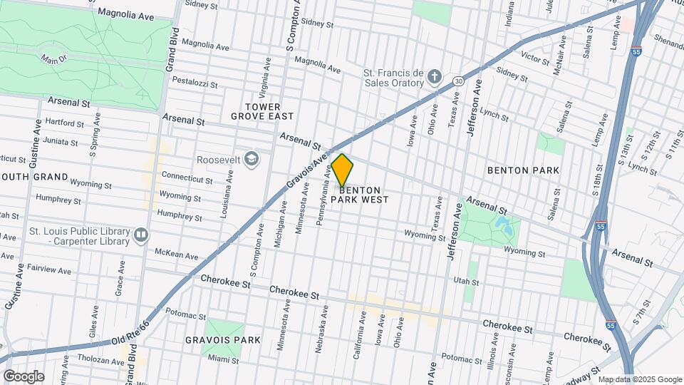 3153 Nebraska Ave Map and Location Details