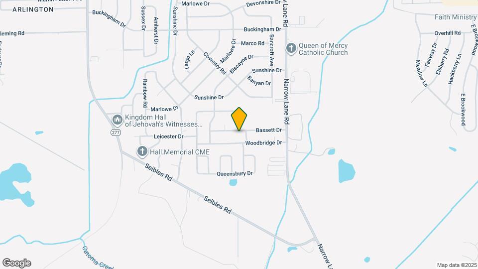 1166 Bassett Dr Map and Location Details