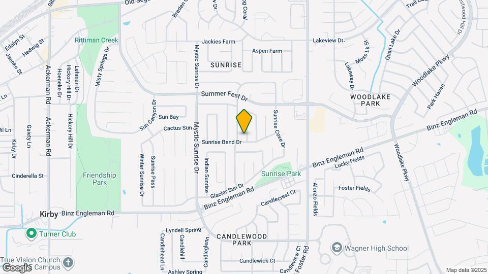 4107 Sunrise Glade Dr Map and Location Details