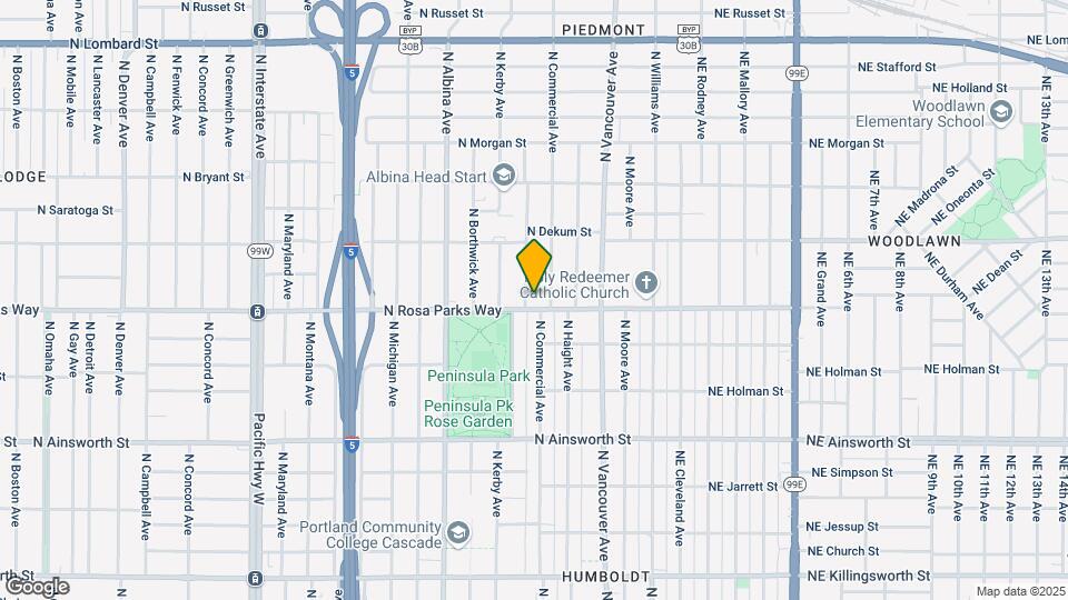 525-533 N Portland Blvd Map and Location Details