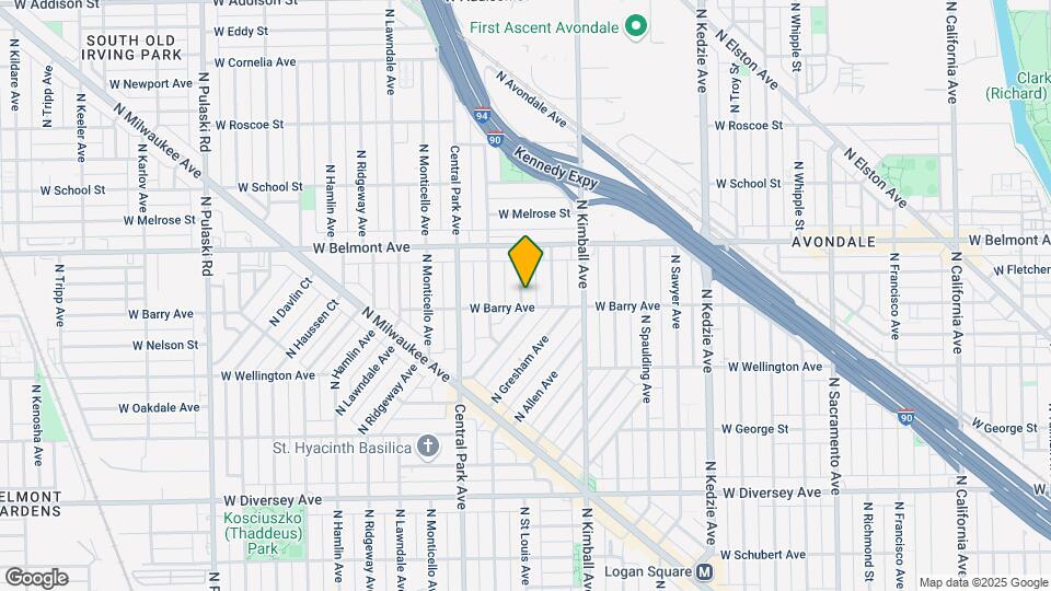3115 N St Louis Ave Map and Location Details