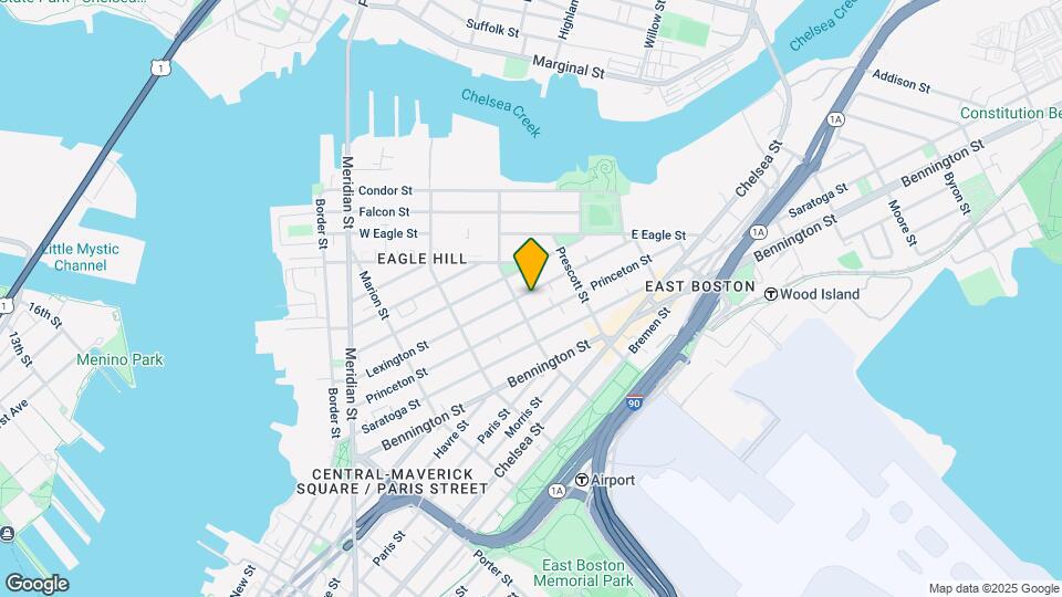 205 Lexington St, Unit 2 Map and Location Details