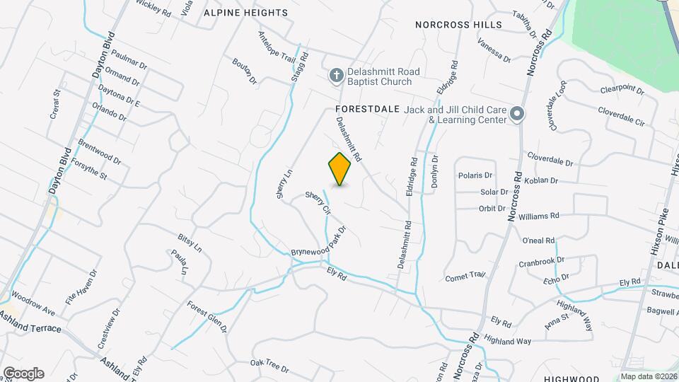 4652 Cary Ln Map and Location Details