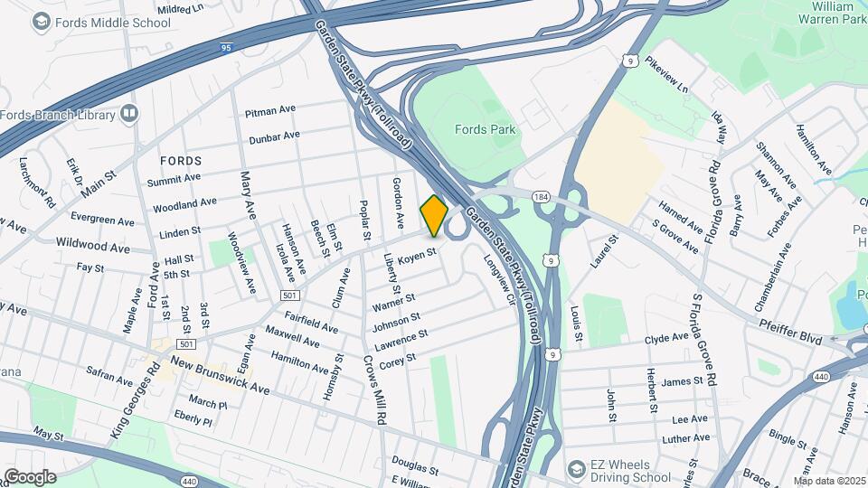 78 Koyen St Mapa y Detalles de la Ubicación