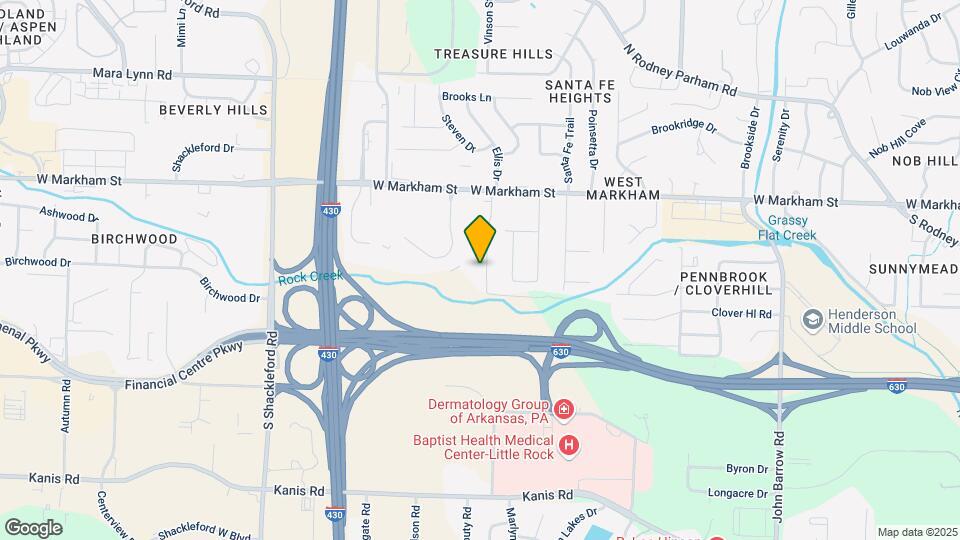 400 Oak Ln Map and Location Details