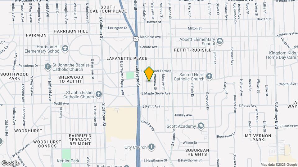 4655 Avondale Dr Map and Location Details