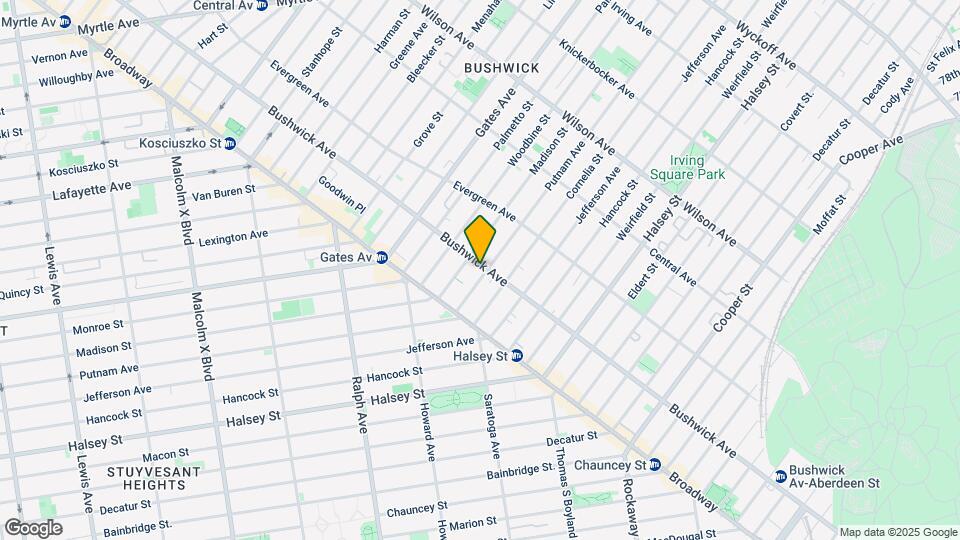 1144 Bushwick Ave Map and Location Details